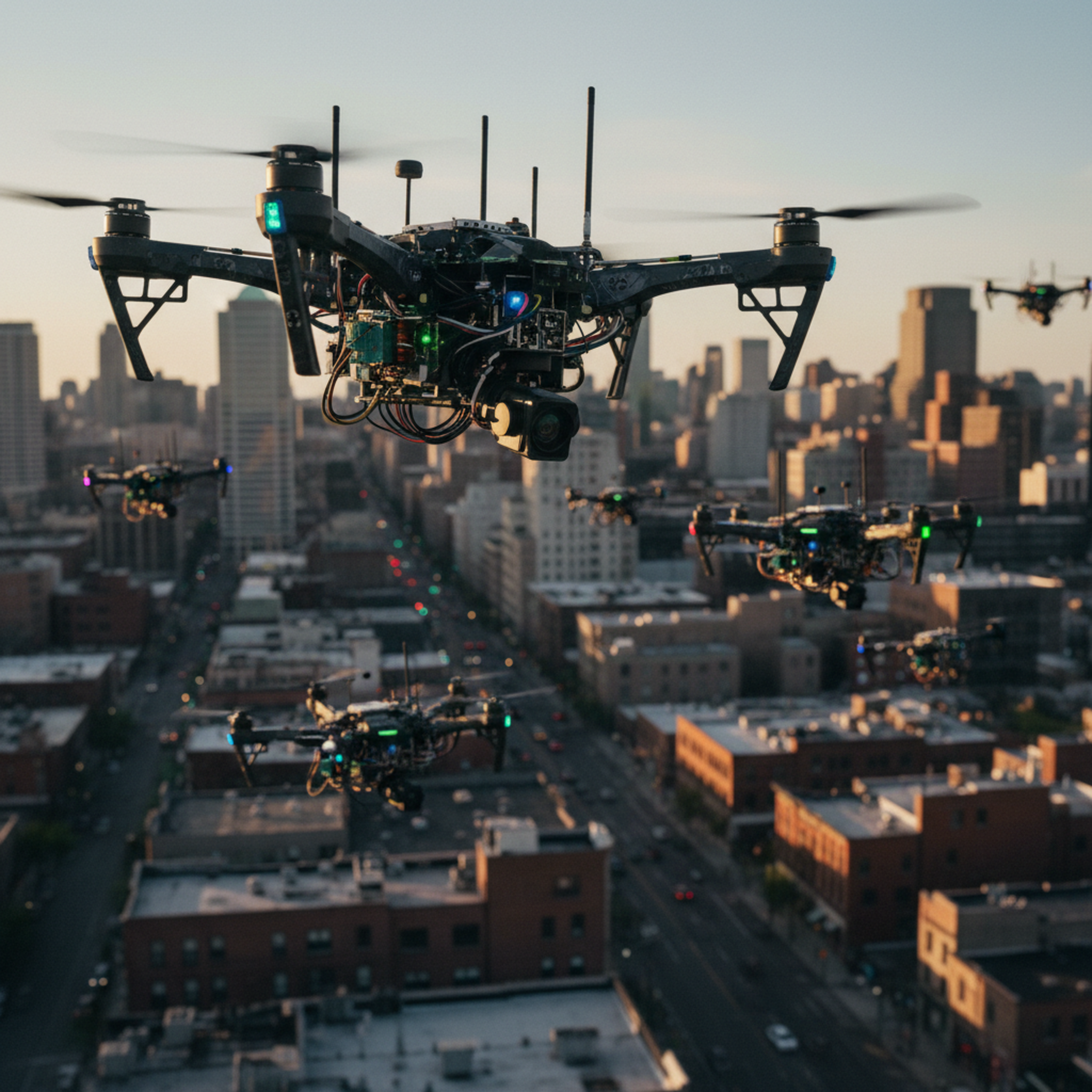 Featured image for The Rise of Swollen Intelligence in Drone Systems